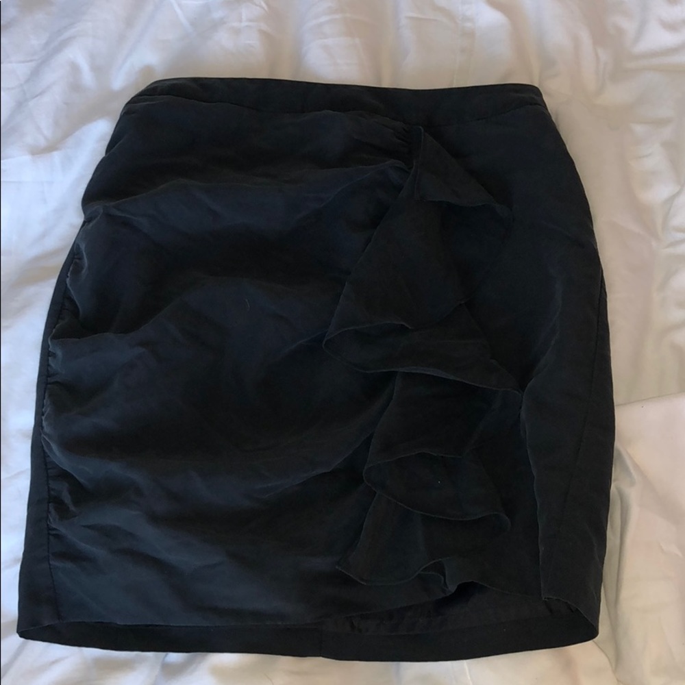 Charcoal Mini Skirt
